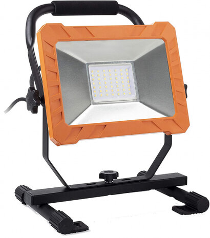 bouwlamp FCL-76004 50W 36 cm aluminium oranje