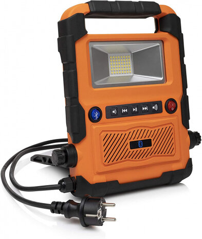 bouwlamp met bluetooth speaker FCL-76011 20W