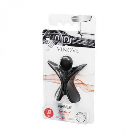autoparfum Vinner Riverwood London polymeer zwart