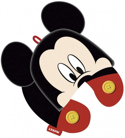 nekkussen met capuchon Mickey Mouse 33 cm polyester