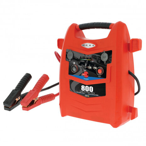 acculader 12V - 15A loodzuur/AGM 18 x 20 cm rood