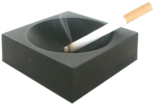 asbak 88 x 87 cm rubber zwart