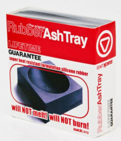 asbak 88 x 87 cm rubber zwart