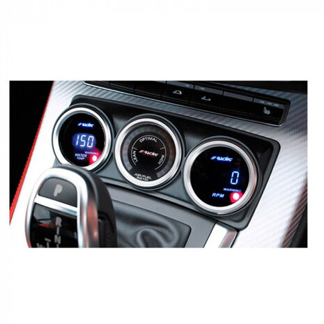 lucht/brandstofverhouding Air-Fuel 52 mm aluminium
