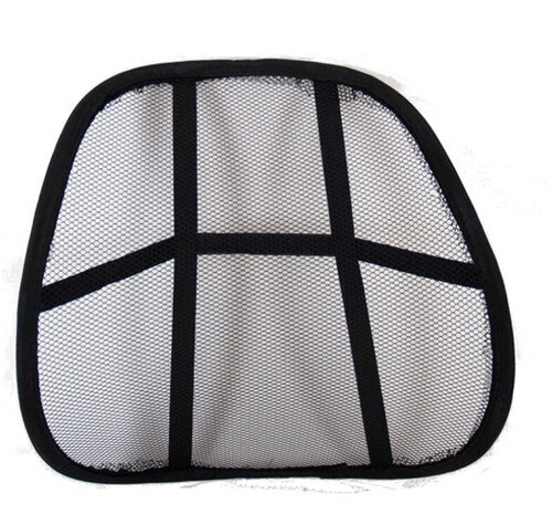 rugsteun 38 x 38 x 1 cm cm mesh zwart
