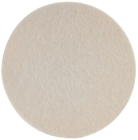 polijstschijf 13 cm vilt wit 2 stuks