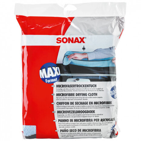 microvezel droogdoek 80 x 50 cm blauw