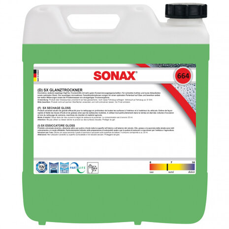 glansdroger SX 10 liter groen