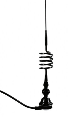 antenne Open Veer 89 cm aluminium zwart