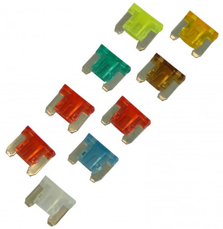 steekzekeringen Low Profile 12/24 volt 9-delig