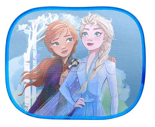 zonnescherm Frozen meisjes 44 cm polyester blauw 2 stuks
