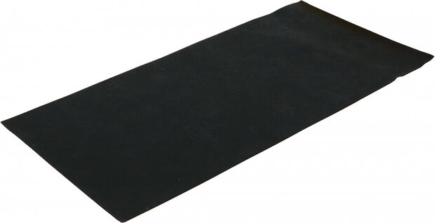 anti-dreunplaat W406 25 x 50 cm rubber zwart