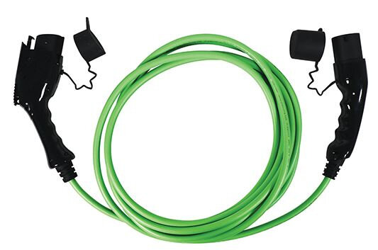 laadkabel B1p16at1 elektrische auto 16A groen 2 meter