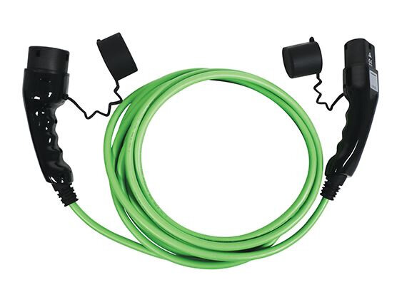 laadkabel B1p16at2 elektrische auto 16A groen 2 meter