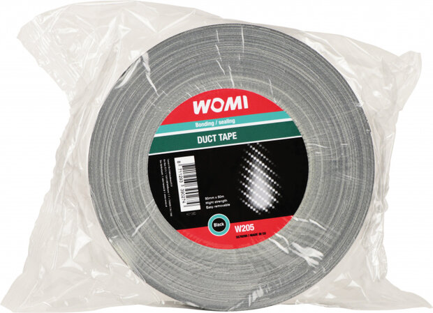 pantsertape W205 50 meter PVC zwart