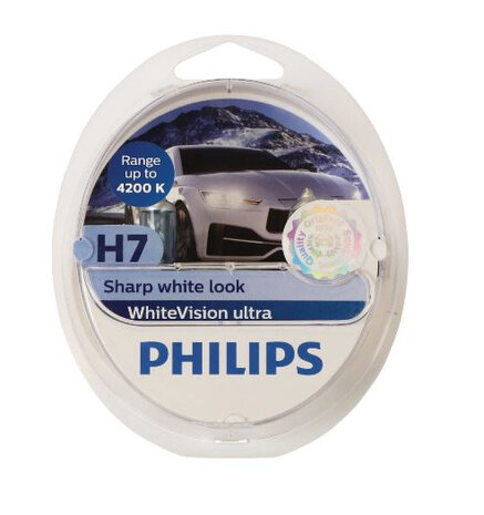 reservelampen auto H7 Ultra 55W 12V transparant 2 stuks