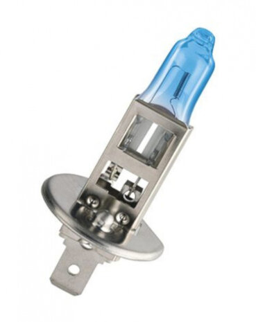 reservelamp auto H1 White Vision Ultra 55W transparant