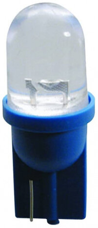 reservelamp auto led T10 5W blauw