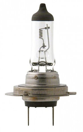 reservelamp auto H7 55W staal transparant