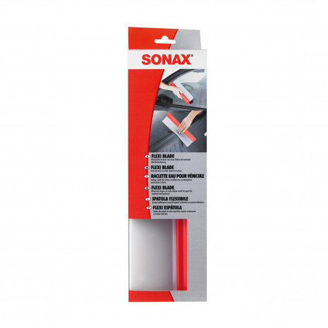 waterwisser Flexi Blade 31,5 cm siliconen zilver/rood