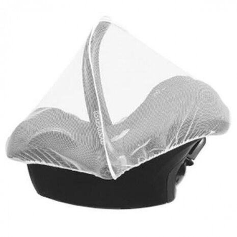 muggennet autostoel universeel polyester transparant