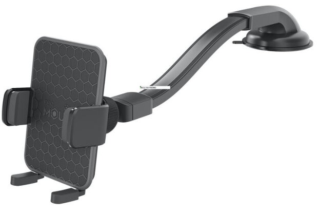 telefoonhouder auto Flex Plus 14 cm zwart