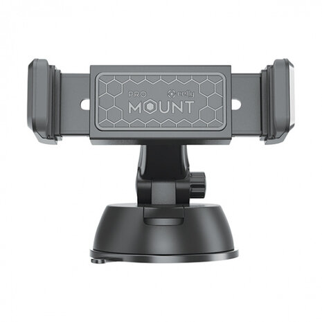 telefoonhouder Airvent 360&deg; zuignap 14 cm zwart