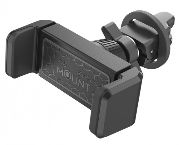 telefoonhouder Mount Vent 360 rubber 5 x 10 cm zwart