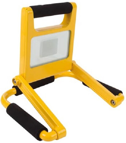 werklamp LED herlaadbaar 10 W 4000 K geel/zwart