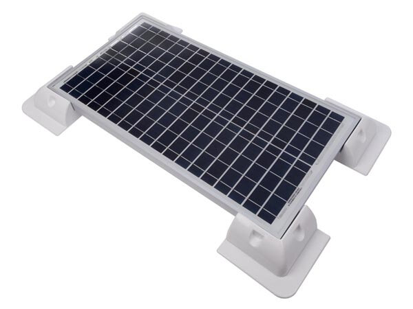 montageset Zonnepaneel 15 x 15 x 6,5 cm ABS wit