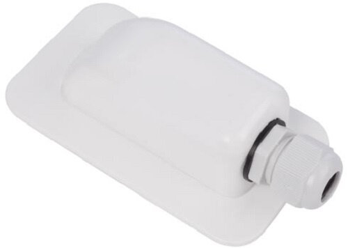 doorvoerdoos zonnepaneel 12 x 6,5 cm ABS wit