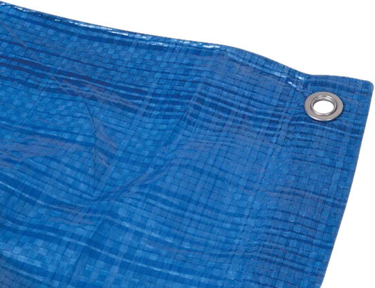 afdekzeil 5 x 5 meter polyester blauw