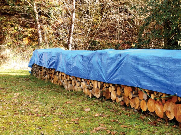 afdekzeil 5 x 5 meter polyester blauw