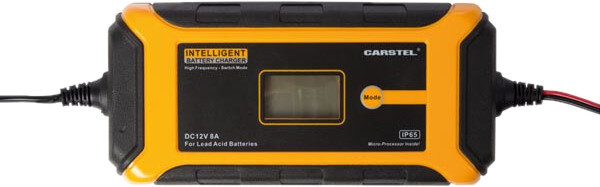 acculader 10,2 x 21,5 cm 12V 220-240VAC zwart/geel