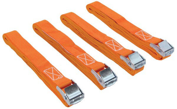 spanband 200 kg 3,60 meter textiel oranje 4 stuks