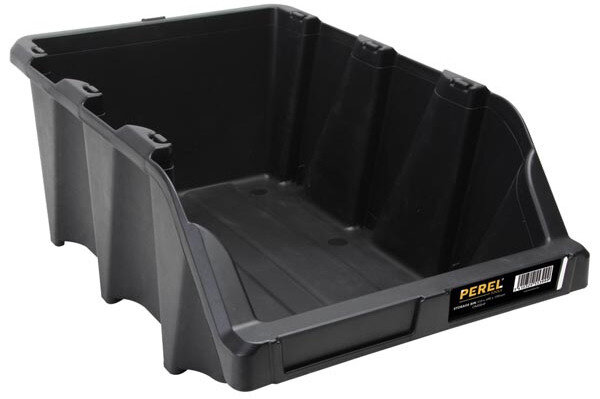 magazijnbak 49 x 31 cm zwart