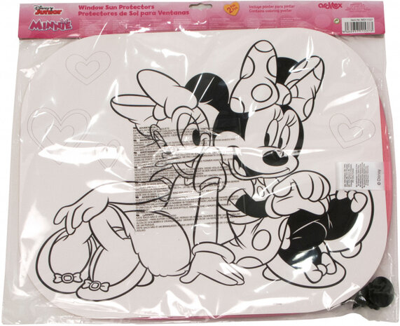 zonnescherm Draw Minnie junior 36 x 45 cm 2 stuks