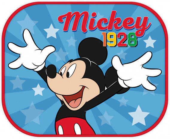 zonnescherm Draw Mickey junior 36 x 45 cm 2 stuks