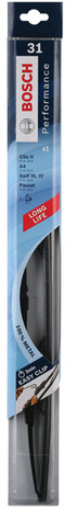 ruitenwisserblad Performance 31 530 mm rubber zwart
