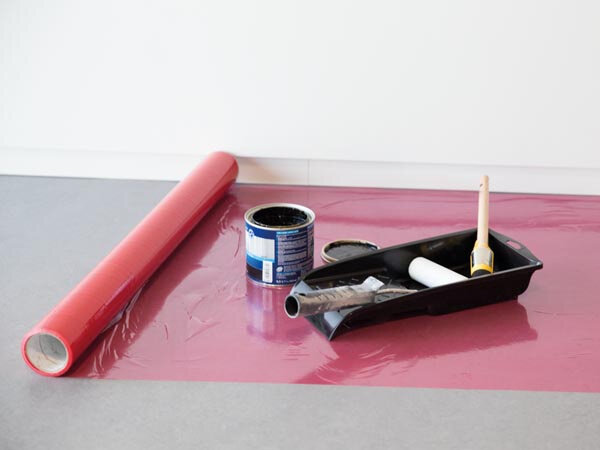 beschermfolie zelfklevend 70 cm x 25 m rood