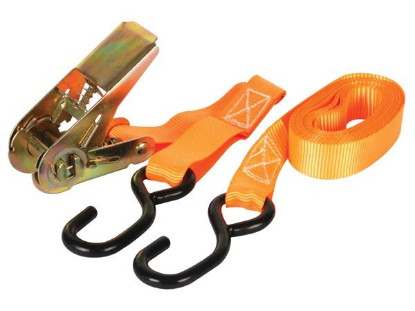 ratelspanband 500 kg 4,5 meter x 25 mm polyester oranje