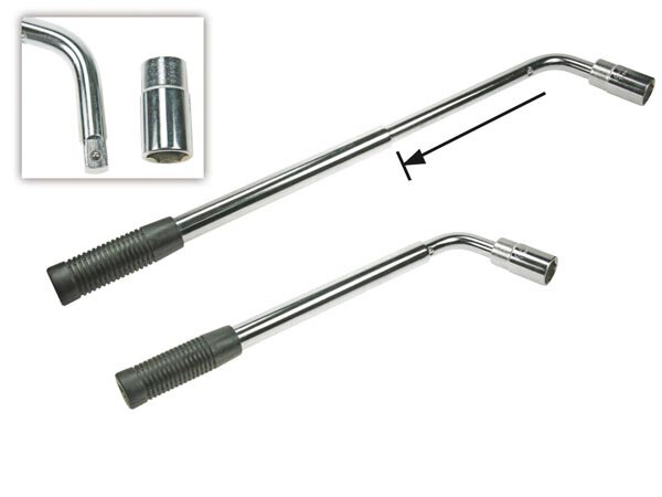 wielmoersleutel uitschuifbaar 36 - 51 cm chroom