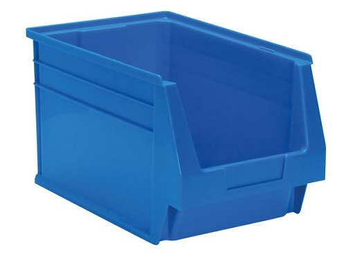 magazijnbak 60 x 40 x 30 cm polypropyleen blauw