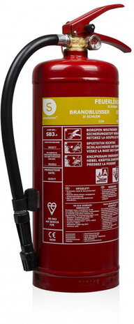 schuimblusser FEX-15230 3L 44,5 cm staal rood