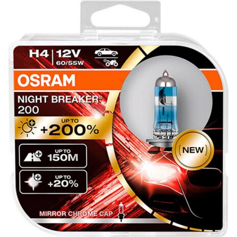 autolamp H4 Night Breaker 200 12V 60-55W 2 stuks