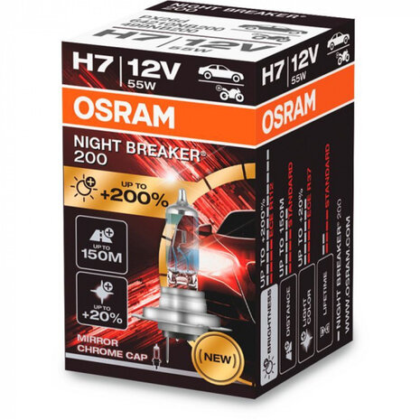autolamp H7 Night Breaker 200 12V 55W per stuk