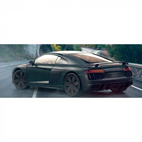 wieldoppenset GTR Carbon 14 inch ABS zwart 4 stuks