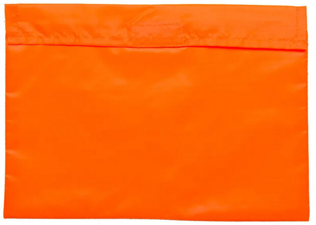 veiligheidsvesttas 15 x 23 cm polyester oranje