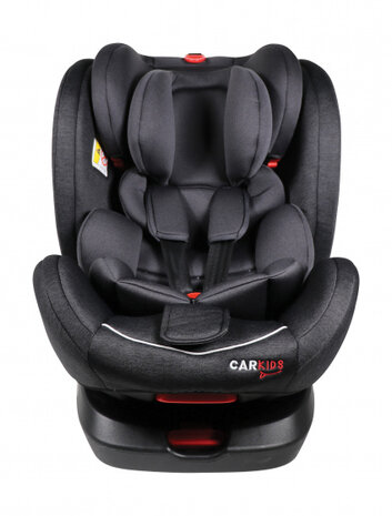 autostoeltje groep 0/1/2/3 Isofix grijs/zwart