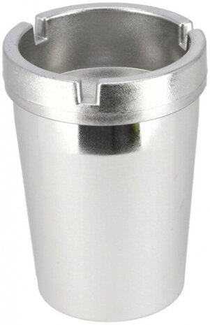asbak Antirook 8 x 11 cm zilver